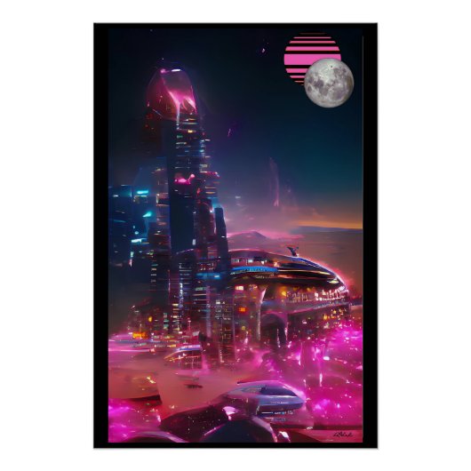 Ein Futurismus der dampfgetränkten Ruinen Poster (Vorderseite)