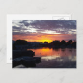 Ein Galway Sunset Postkarte (Vorne/Hinten)