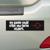 Ein Gamer mein Kindes Autoaufkleber (Auf Auto)