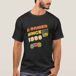 Ein Gamer Seit 1999 Liebe Gaming T-Shirt