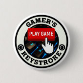 Ein Gamer und nur Keystroke Button (Vorderseite)