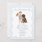 Ein ganz amerikanischer Junge, Red White Two, Patr Einladung (Vorderseite)