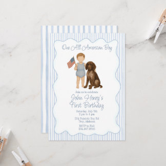 Ein ganz amerikanischer Junge, Red White Two, Patr Einladung