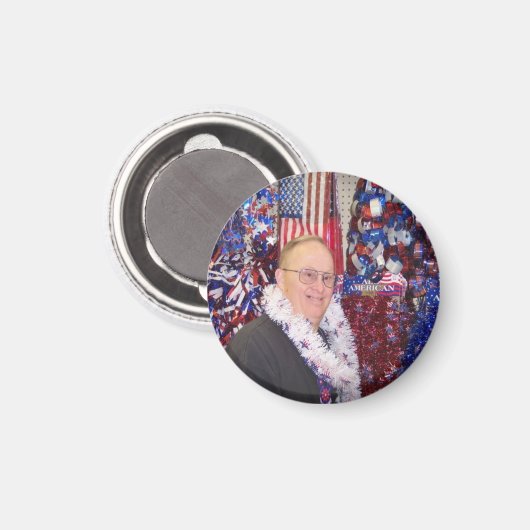 Ein ganz amerikanischer Typ Magnet (Vorderseite/Rückseite)