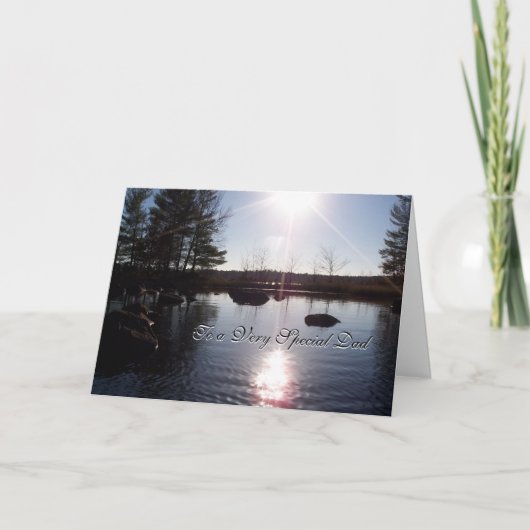 Ein ganz besonderer Vater Karte (Vorderseite)