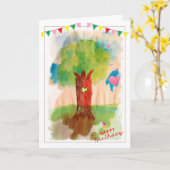 Ein ganz entspannter Geburtstag! (Karte) Karte (Gelbe Blume)