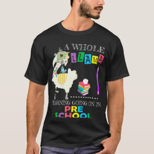 Ein ganzes Llama-Lernen im Vorschulalter Zurück zu T-Shirt