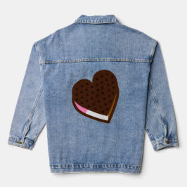 Ein ganzes Snack-Ice Cream Sandwich Jeansjacke