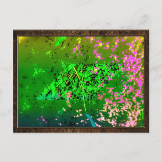 Ein Garten aus dem Himmel Postkarte (Vorderseite)