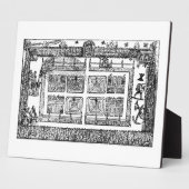 Ein Garten, aus dem Labyrinth des Gärtners, 1577 ( Fotoplatte (Seite)