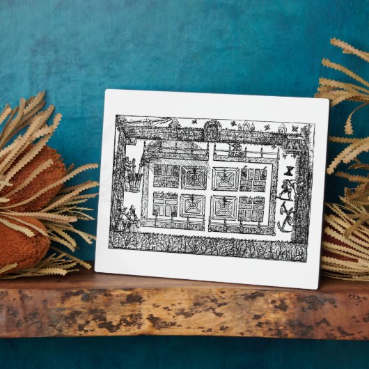 Ein Garten, aus dem Labyrinth des Gärtners, 1577 ( Fotoplatte (Seite)