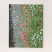 "Ein Garten der wilden Blume Puzzle (Vertikal)