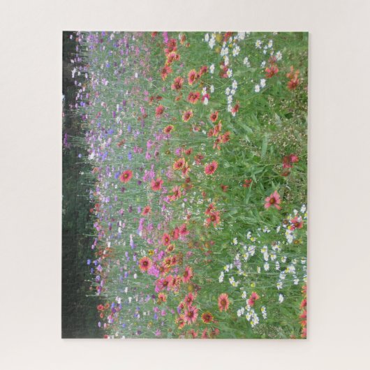 "Ein Garten der wilden Blume Puzzle (Vertikal)
