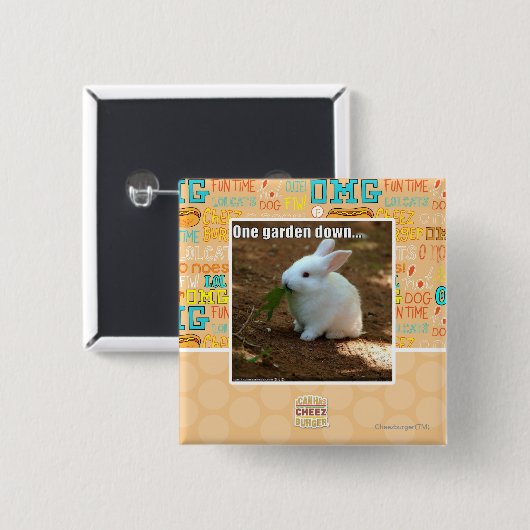 Ein Garten Down� Button (Vorne & Hinten)