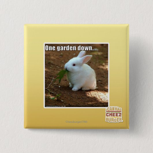 Ein Garten Down� Button (Vorderseite)