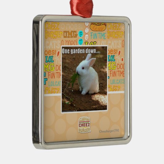 Ein Garten Down� Ornament Aus Metall (Rechts)