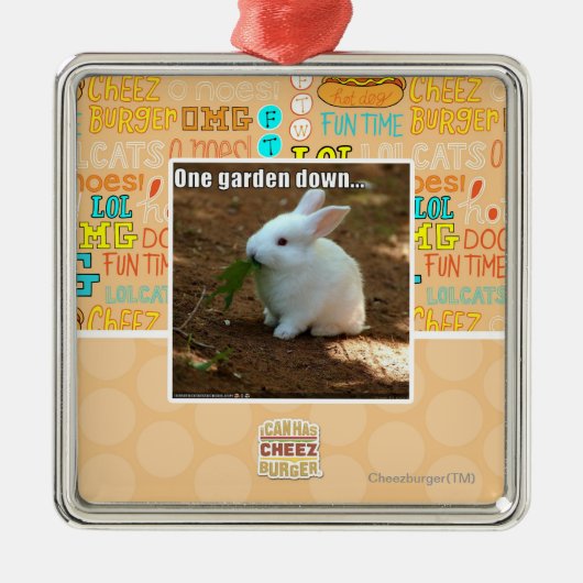 Ein Garten Down� Ornament Aus Metall (Vorne)