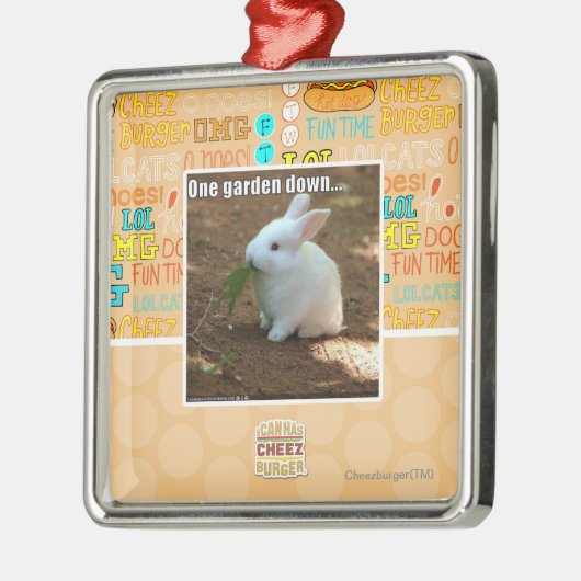 Ein Garten Down� Ornament Aus Metall (Links)