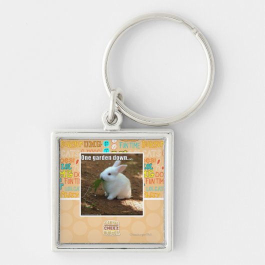 Ein Garten Down� Schlüsselanhänger (Vorne)