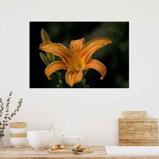 Ein Garten Freude Print Poster (Küche)