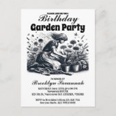 Ein Garten Gärten Party Einladung Gran Garden Postkarte (Vorderseite)
