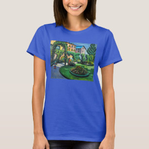 Ein Garten, Gartenbild von August Macke, Vintage A T-Shirt