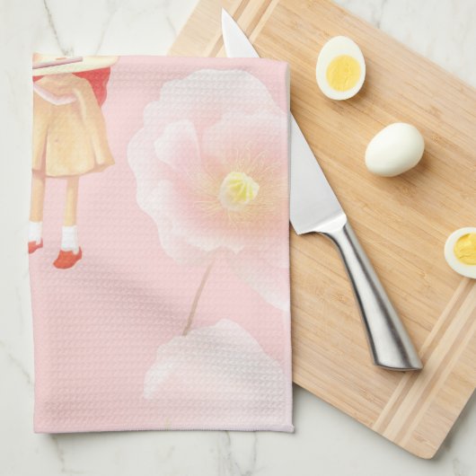 Ein Garten im Herzen Geschirrtuch (Viertel Falte)