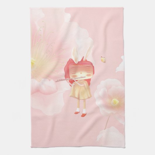 Ein Garten im Herzen Geschirrtuch (Vertikal)