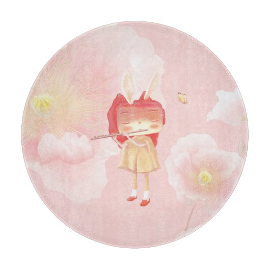 Ein Garten im Herzen Schneidebrett (Vorderseite)