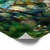 Ein Garten in Sorrento, August Renoir Poster (Ecke)