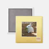 Ein Garten � Magnet (Vorderseite/Rückseite)