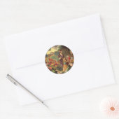 Ein Garten mit Blume Valentine Stickers (Umschlag)