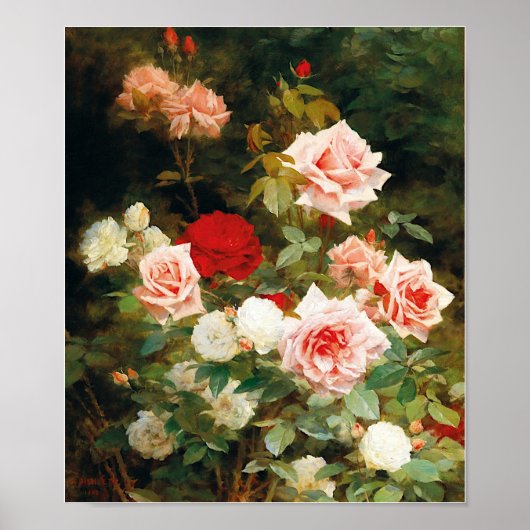 Ein Garten mit Rose (1902) Poster (Vorne)