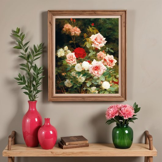 Ein Garten mit Rose (1902) Poster