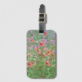 Ein Garten mit Wildblumen Gepäckanhänger