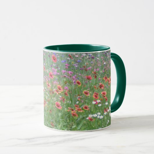 Ein Garten mit Wildblumen Tasse (VorderseiteRechts)