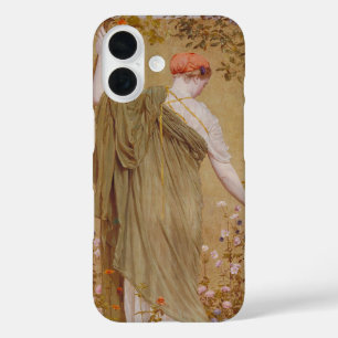 Ein Garten von Albert Joseph Moore, Vintage-Porträ iPhone 16 Hülle