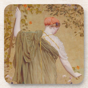 Ein Garten von Albert Joseph Moore, Vintage-Porträ Getränkeuntersetzer