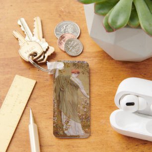 Ein Garten von Albert Joseph Moore, Vintage-Porträ Schlüsselanhänger