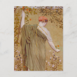 Ein Garten von Albert Joseph Moore, Vintages Portr Postkarte