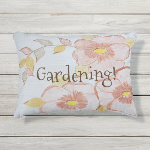 Ein Gartendeck Kissen Für Draußen