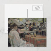 Ein Gartenrestaurant, 1906 Postkarte (Vorne/Hinten)