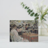 Ein Gartenrestaurant, 1906 Postkarte (Stehend Vorderseite)
