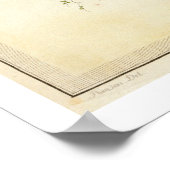 Ein Gartentextil-Design aus "Oeuvre contenant un Poster (Ecke)