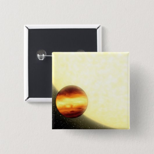 Ein Gasriese, der sehr nah umkreist Button (Vorne & Hinten)