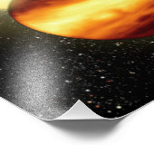 Ein Gasriese, der sehr nah umkreist Fotodruck (Ecke)