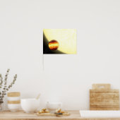 Ein Gasriese, der sehr nah umkreist Poster (Küche)