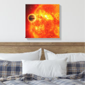 Ein Gasriese Exoplanet Leinwanddruck (Insitu (Schlafzimmer))