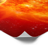 Ein Gasriese Exoplanet Poster (Ecke)