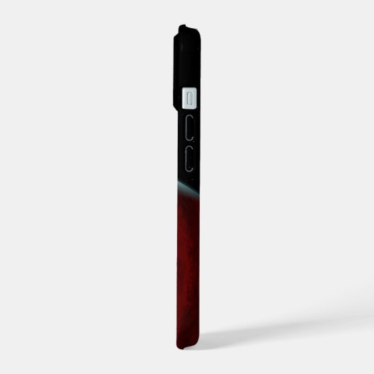 Ein Gasriese um einen weißen Zwergstern herum. iPhone 15 Hülle (Linke Seite)